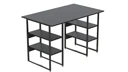 Комп'ютерний стіл Карен 75x140x60 чорний ДСП Сосна Кембра 16мм FRD-102054