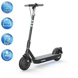 Електросамокат OKAI ES30-NEON PRO чорний 10", 350(700)W, 14. 7Ah, 80km, 25km\h, 25%, NFC, App, 21kg