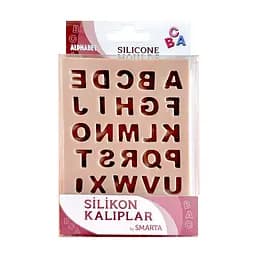 Силіконовий молд. Алфавіт англійський 10.5х13 см Smarta