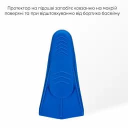 Короткі ласти для тренування в басейні Renvo Frio із закритою п'ятою синій розмір 39-41 (SF100-04 39-41) - мініатюра 4