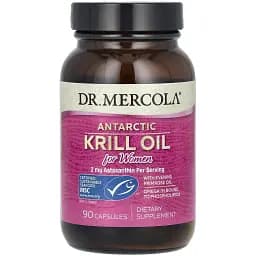 Масло антарктического криля Dr. Mercola для женщин 90 капсул