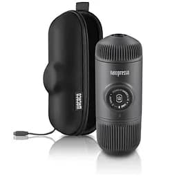 Еспресо-кавоварка Wacaco Nanopresso 18 бар 80мл з чохлом Сірий