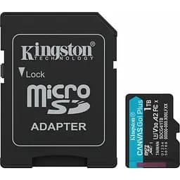 Карта пам'яті Kingston MicroSDXC 1TB Canvas Go! Plus class 10 UHS-I U3 V30 A2 Adapter SD (SDCG4/1TB)