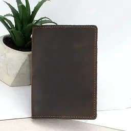 Обложка на паспорт кожаная HandyCover HC0073 коричневая