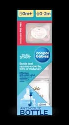 Набір для новонароджених Пляшечка 120 мл + Пустушка MINI Boy