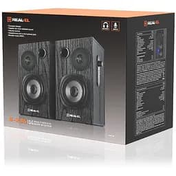Комп'ютерні колонки 2.0 REAL-EL S235 18W Black - мініатюра 6