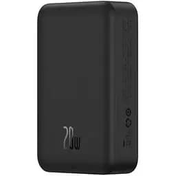 Павербанк BASEUS Magnetic Mini Wireless 20000 mAh 20W с беспроводной зарядкой Qi 15W Черный