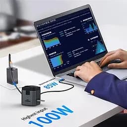 БЗП + HUB WIWU Wi-W025 Cube 9in1 USB-C Gray - мініатюра 3