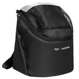 Рюкзак-переноска для собак Pet Fashion Quadra 38х32х26 см чорний