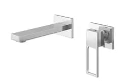 Змішувач для умивальника Kohlman Nexen хром + Box прихованого монтажу QW183U-20 Хром