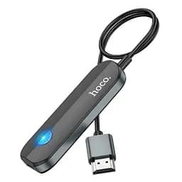 Адаптер перехідник Hoco UA23 4K HDMI to Lightning F 1 м чорний - мініатюра 3