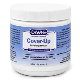Davis Cover-Up Whitening Powder 0.3 л дэвис кавер-ап маскирующая отбеливающая пудра для собак и котов