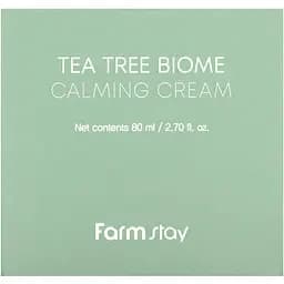 Крем для обличчя FarmStay Tea Tree Biome Calming Cream 80 мл - мініатюра 4