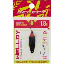 Блешня Select Welldy 1.8g 31mm #20 Dark Blinker - мініатюра 2