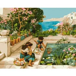 Картина за номерами Ideyka Наша золота рибка ©William Stephen Coleman KHO2554 40х50 см