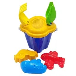 Набір для пісочниці "Дзвіночок №1" Colorplast 0978 відерце, лопатка, граблі Синій
