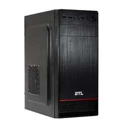 Корпус GTL T1610 Black, без БЖ, Mini Tower, Micro ATX / Mini ITX, 2xUSB 2.0, 370x176x410 мм, 0.4 мм, 2.6 кг