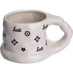 Кружка фарфоровая Lucky 500 мл белый FM-11A