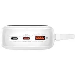 Зовнішній акумулятор Baseus Qpow Pro+ 20000mAh 22.5W із вбудованим кабелем USB-C білий P10067103213-00 - мініатюра 8