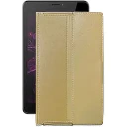 Чехол StatusCASE из экокожи для планшета Nomi Libra 4 C080034 Бежевый