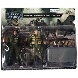 Іграшковий набір DIY Toys Військовий спецпідрозділ з 2 фігурками та обладнанням (CJ-2175152)
