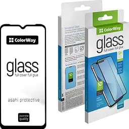 Защитное стекло ColorWay 9H FC glue Samsung Galaxy A55 Black