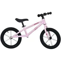 Беговел Meloto MBB 1045-14-3 колеса 14" алюминиевый сплав два надувных резиновых колеса до 30 кг розовый