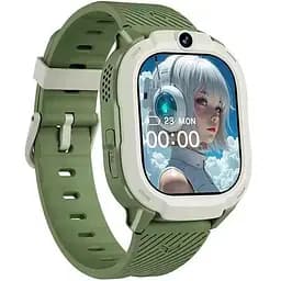 Детские смарт-часы Lemfo T70 с 4G видеозвонком прослушкой GPS-трекером и операционной системой Android Зеленый