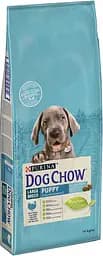 Сухий корм для цуценят великих порід Purina Dog Chow Puppy Large Breed зі смаком індички 14 кг (7613034487919)