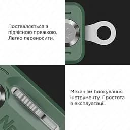 Мультитул Nextool Multi Functional Knife зелений - мініатюра 6