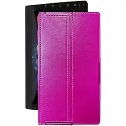 Чохол StatusCASE з екошкіри для планшету EasyGo A509 DSP Рожевий