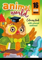 Книга Розфарбовка, 80 г, 210x297 мм, 16 аркушів, А4, скоба, диз. 22211