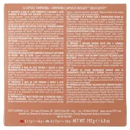 Кава в капсулах Carraro Dolce Gusto Cappuccino, 16 капсул - мініатюра 3