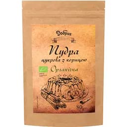 Пудра цукрова Добрик з корицею органічна, 80 г (806800)