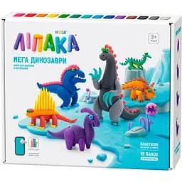 Набор самозатвердеющего пластилина Липака Мега Динозавры (15017-UA01)