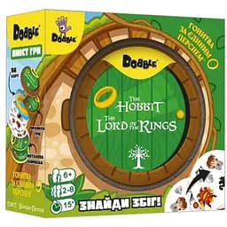 Настольная игра Geekach Games Доббль Властелин Колец и Хоббит (Dobble: The Lord of the Rings & Hobbit) (укр.) (GKCH0266)