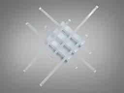 Стельова LED люстра Romin біла 70 Вт 6 модулів 12 м² - мініатюра 3