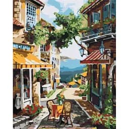 Картина по номерам Brushme Полуденный городок 48x60 см