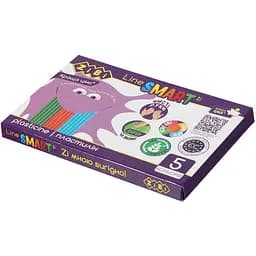 Пластилин ZiBi Smart Line 5 цветов 140 г (ZB.6220)