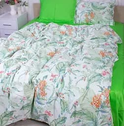 Комплект постільної білизни MirSon Natural Flowers, сатин, 140х110 см - мініатюра 3
