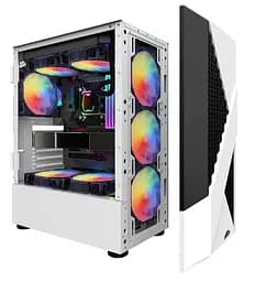 Корпус 1stPlayer F3-A-WH-4F1 White без БЖ - мініатюра 4