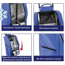 Сумка-візок Casa Si Partner Blue (CS93076Y06B)