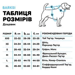 Дощовик для собак Barksi Textile розмір XS Кекси - мініатюра 6