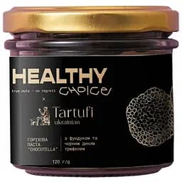 Горіхова паста Healthy Choice Chocotella з фундуком та диким чорним трюфелем 120 мл