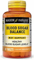 Натуральна добавка Mason Natural Blood Sugar Balance, 30 таблеток