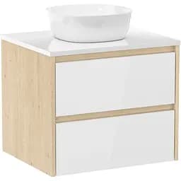 Тумба підвісна Imprese Netka з умивальником 60 см дуб f3201Dr