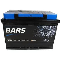 Акумулятор Bars 75Ah Н Ев (-/+) 650EN 278x175x175 мм