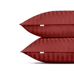 Комплект постільної білизни Cosas Burgundy Євро сатин червоний (StrSatin_13Burgundy_El160-Burgundy_200) - мініатюра 5