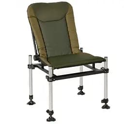 Крісло фідерне складане NEW 2023 M-Elektrostatyk Quantum CUZO до 140 кг + сумка чохол у комплекті Coyote Green