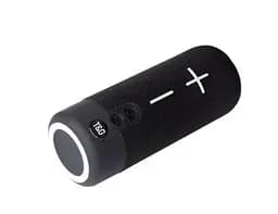 Портативна бездротова Bluetooth-колонка TG-619C з потужним звучанням LED-підсвіткою та ремінцем для перенесення Чорний - мініатюра 3